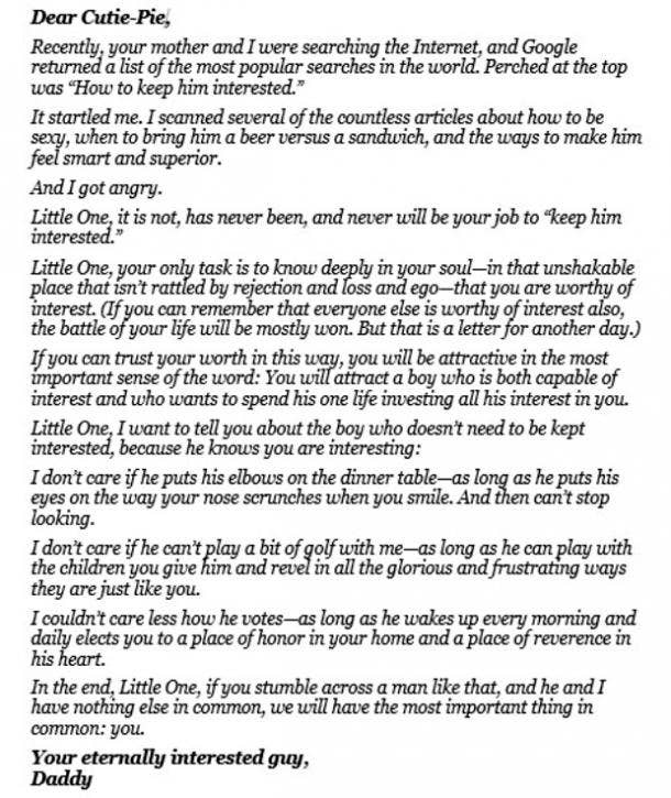 a dads letter to his daughter about her future husband yourtango letter from father to daughter