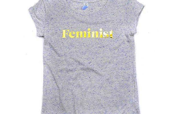 Feminist gifts: modern Feminist t-shirt.