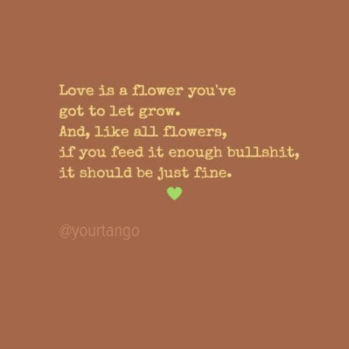 love is like a flower