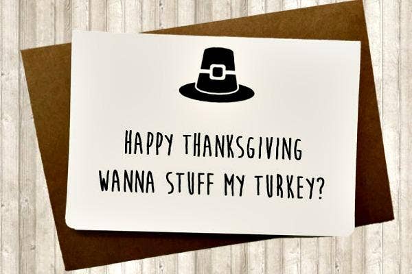 Thanksgiving card.