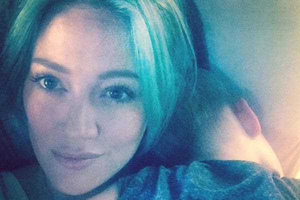 hilary duff no makeup