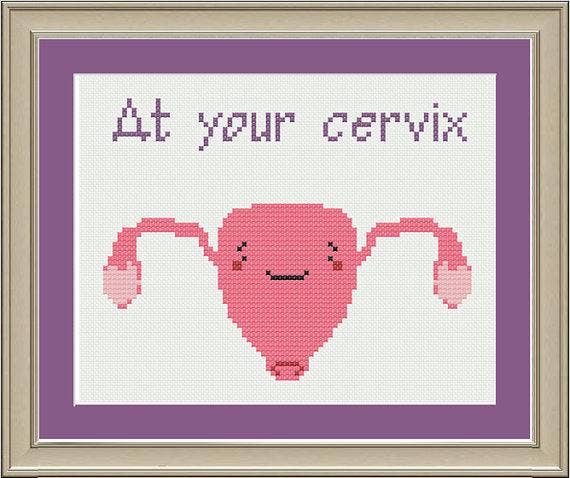 vagina cross stitch