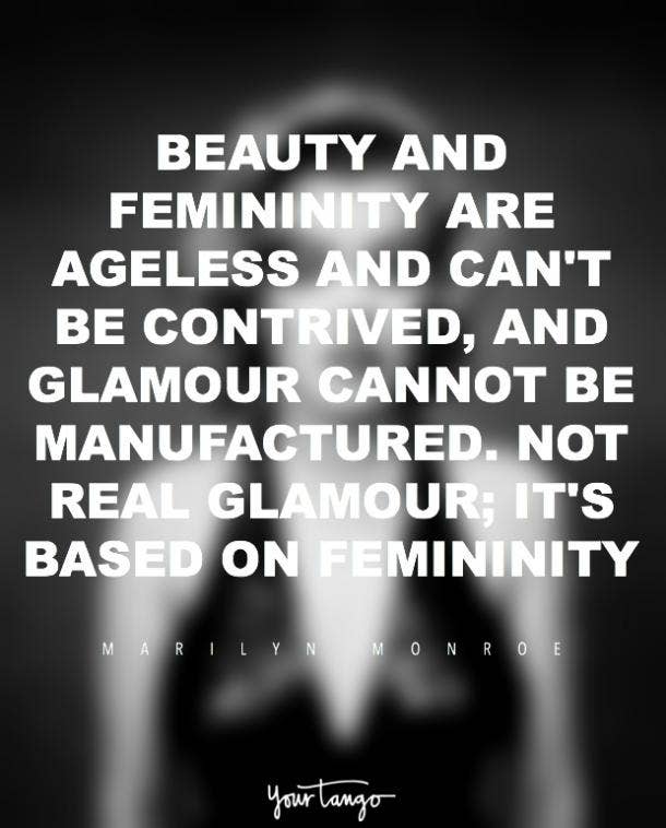 <strong>On agelessness.</strong> Marilyn Monroe quotes