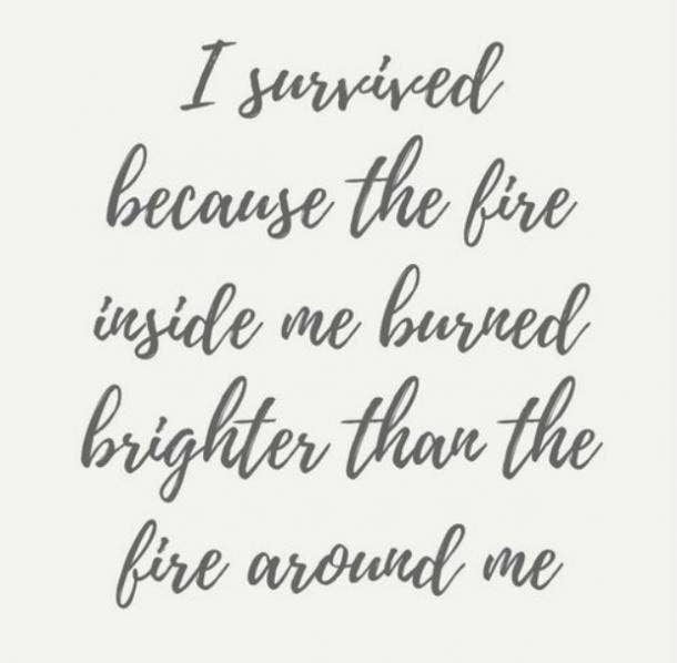 On surviving. inner strength quotes