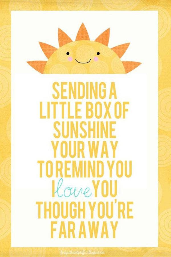 <strong>Here's to hoping you have a wonderful day (even though I'm not there).</strong> Friendship Quotes Long-Distance Relationship