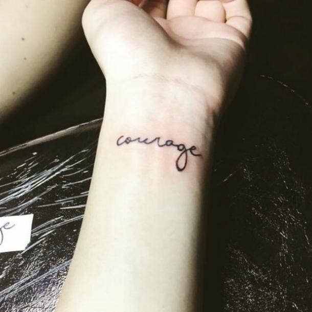 40 Cute Minimalist One Word Tattoo Ideas For Women Yourtango Men, as well as women, find the hand an ideal spot to get inked including the wrist, fingers, forearm and shoulders. one word tattoo ideas for women