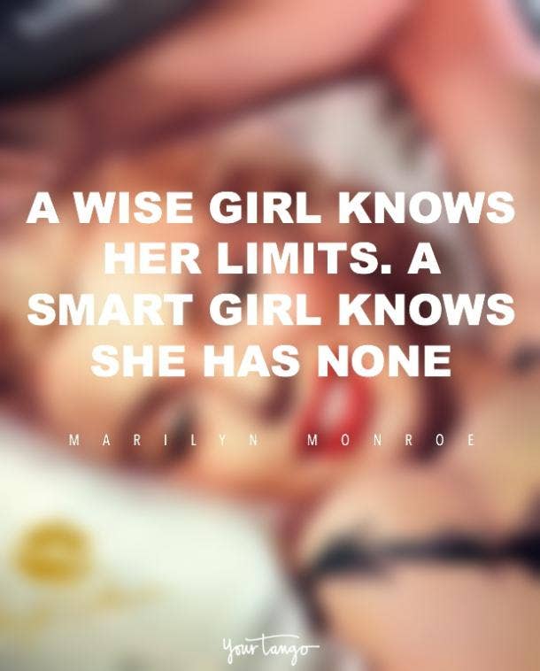 <strong>On being smart.</strong> Marilyn Monroe quotes