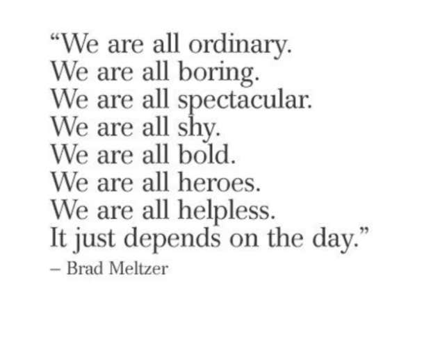 We are all human. Life Quotes Famous Literary Quotes Bad Day