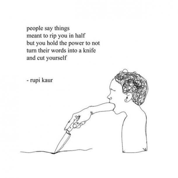 <strong>On being strong-willed.</strong> rupi kaur poems strong woman quotes feminism