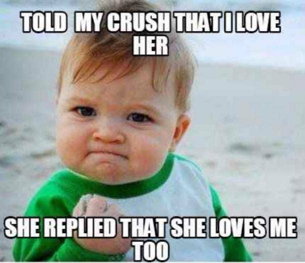 love meme cute kid crush 