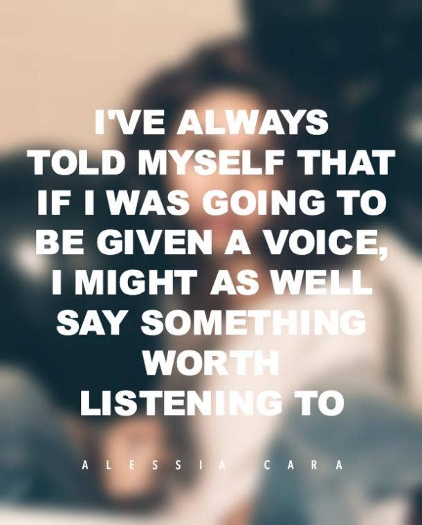 <strong></strong> Alessia Cara Quotes No Makeup Confidence