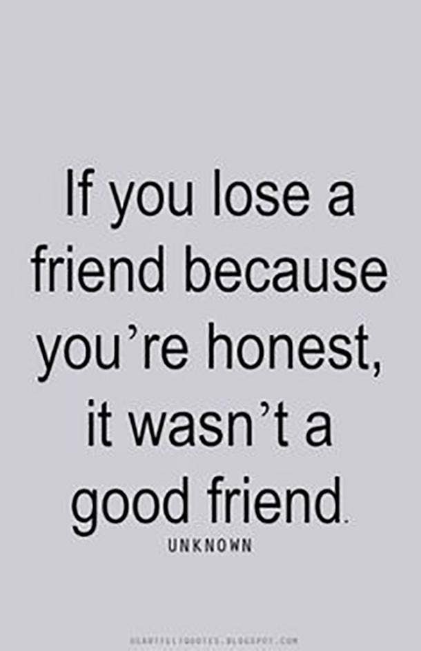 losing a good friend