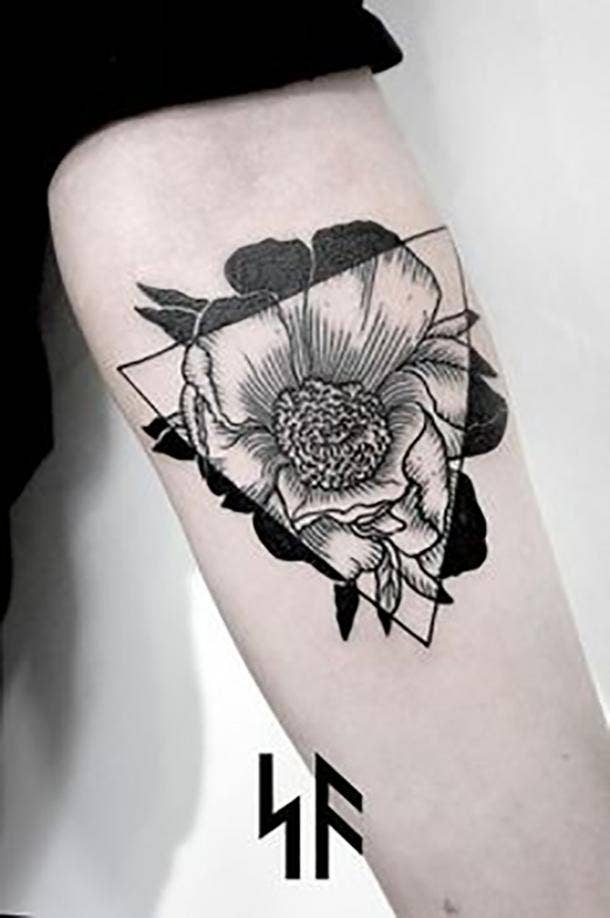 <strong>Try experimenting with shapes.</strong> Tattoos For Her