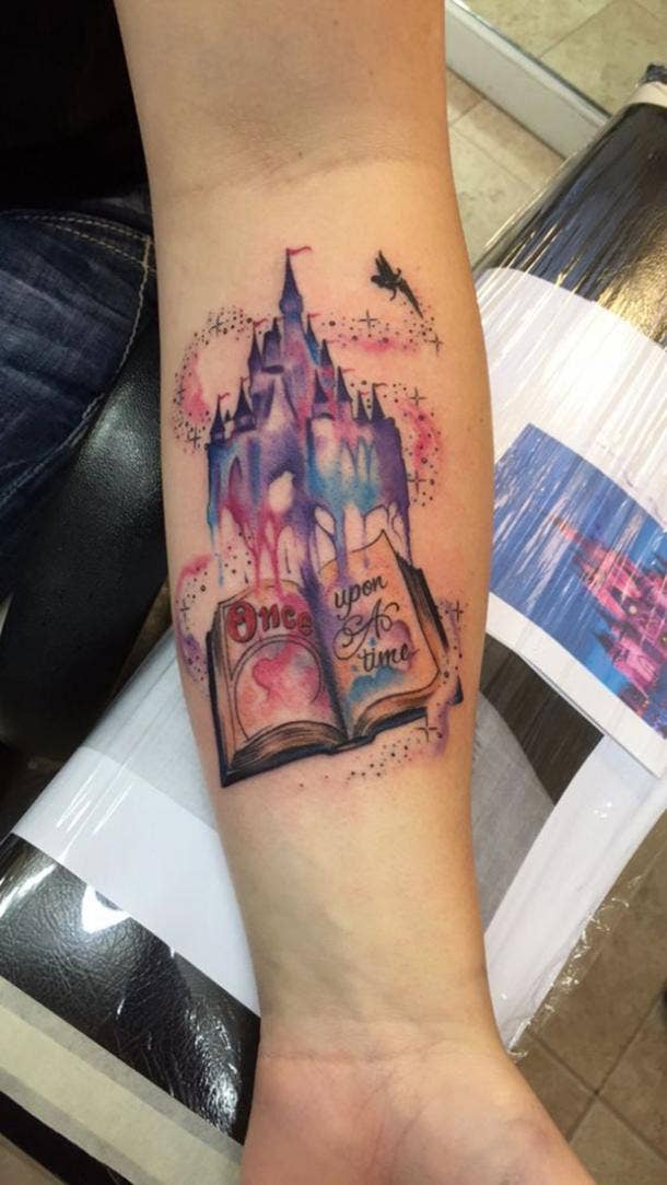 <strong>If you love Disney, then pay a sweet tribute with this magical tattoo.</strong> Tattoos For Her