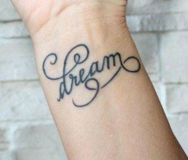 40 Cute Minimalist One Word Tattoo Ideas For Women Yourtango
