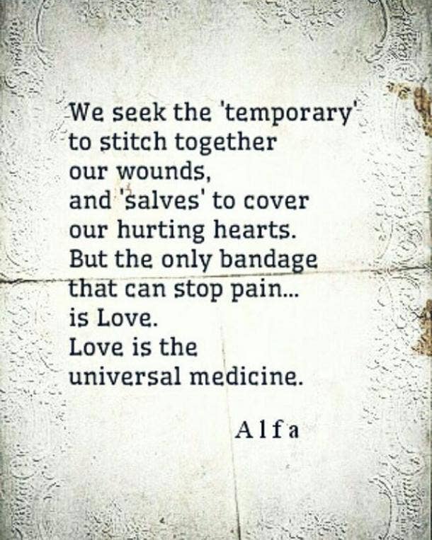Love will heal all your wounds Instagram Poet, Alfa Poems