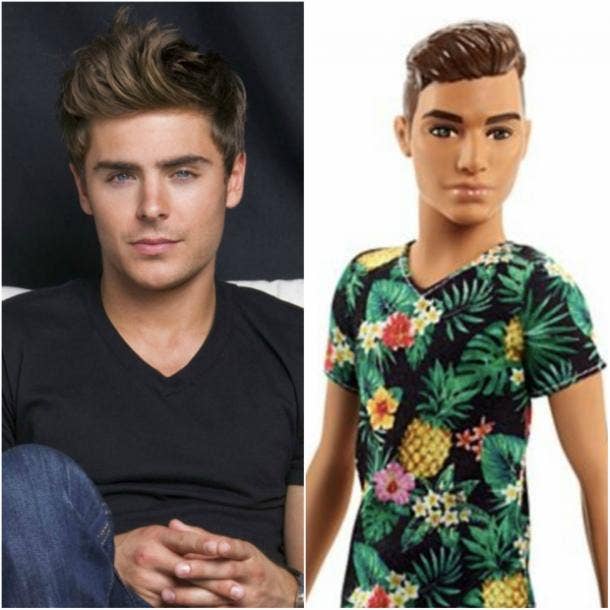 zac efron barbie doll