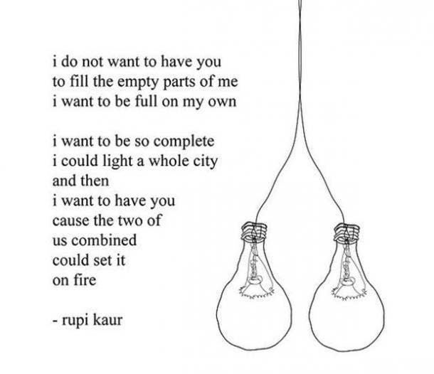 <strong>On being independent.</strong> rupi kaur poems strong woman quotes feminism