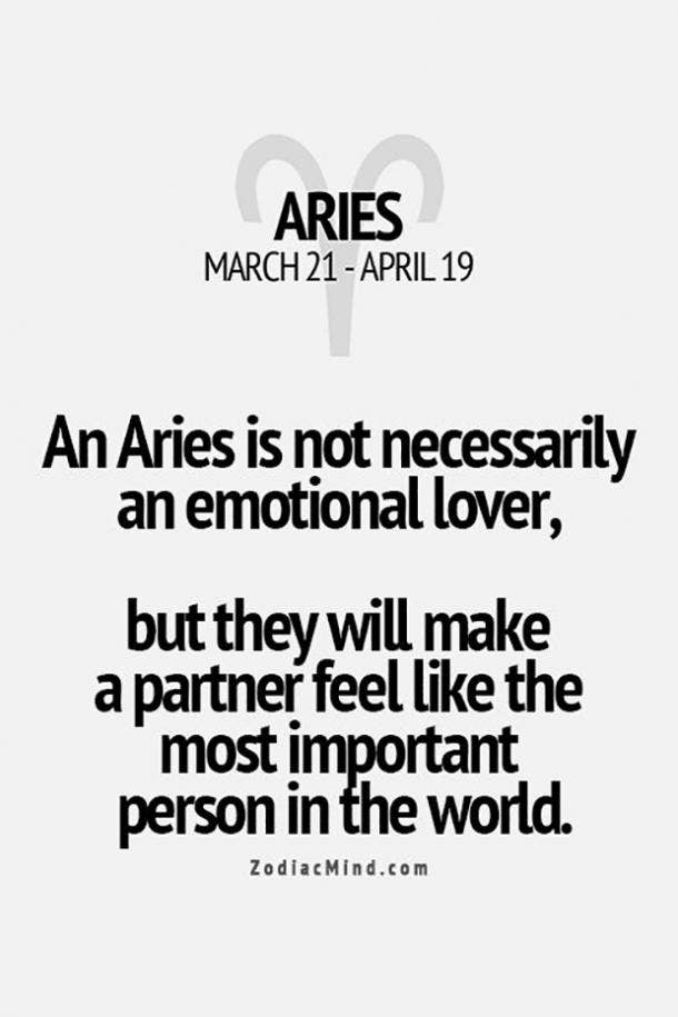 To to woman say what aries Understanding the