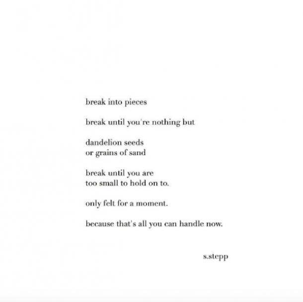 14 Instagram Quotes By Poet Sara Stepp About Heartbreak