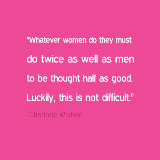 Charlotte Whitton women quotes