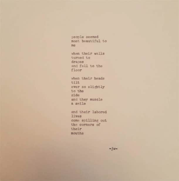 <strong>On the beauty of vulnerability.</strong> Jarod Wabick Instagram Poetry Love Yourself Quotes