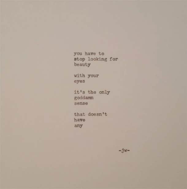 <strong>On putting more weight on what's inside.</strong> Jarod Wabick Instagram Poetry Love Yourself Quotes