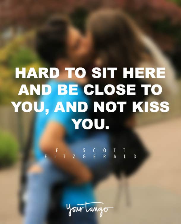 F. Scott Fitzgerald kiss quotes