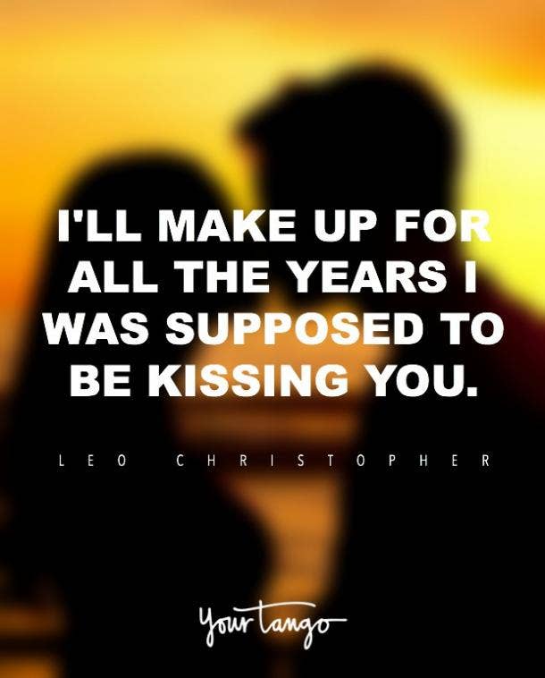 Leo Christopher kiss quotes