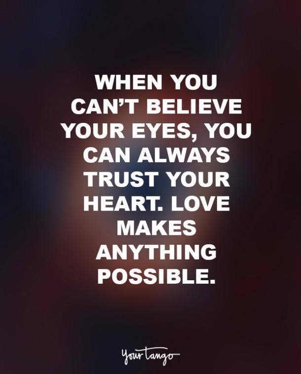 Your love is a lie! Trust yourself, Quotes, I trusted you