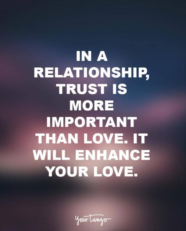 Love sayings and trust quotes No Trust