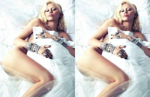 Miley shows off her bare behind in W Magazine Miley ass photo