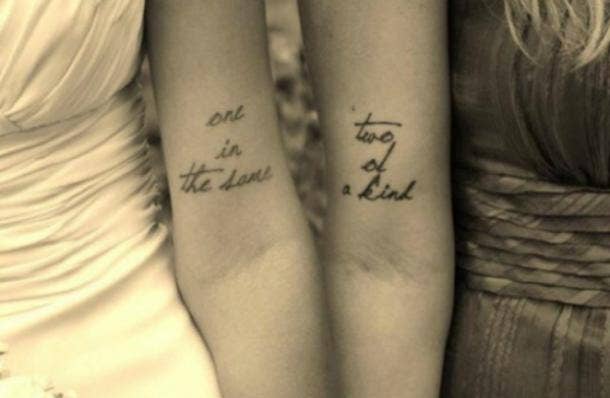 28 Super Cute Best Friend Quote Tattoos Yourtango