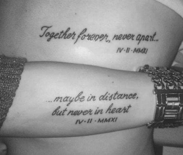 10 Super Romantic Quote Tattoo Ideas For Couples Yourtango