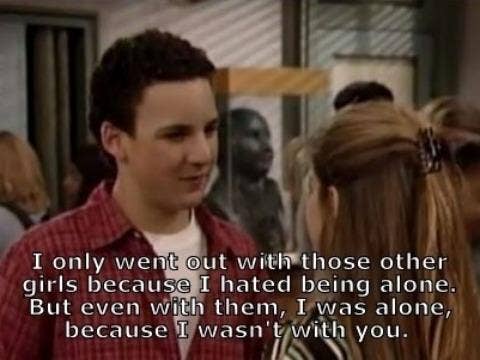 Girl Meets World S Cory Matthews Best Love Quotes Yourtango