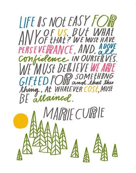 6 Inspiring Quotes From Bada Female Scientist Marie Curie Yourtango Learn more about 50+ women in science history and explore related science and engineering projects and stem careers. bada female scientist marie curie
