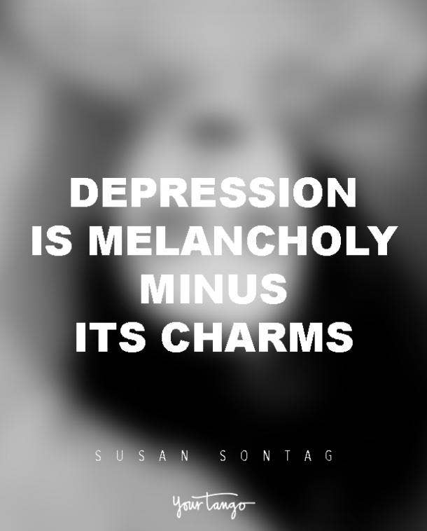 susan sontag depression quote