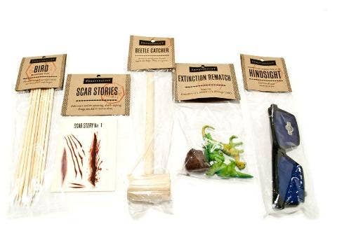 <strong> For the Do-Good Dad.</strong><br /> There is nothing more important that a dad can teach his children than the importance (and benefit) of doing for others. <strong>Unnaturalist Exploration Tools</strong>, which include a Scorpian Finder, Fossil Brush, Instinct Gauge, and other fun gadgets, are fun for dad and kids alike, and have the added bonus of benefitting children's literacy. Every gift you purchase from an 826 theme shop (San Francisco has a Pirate Store, Michigan the Robot Supply Company…), including 826DC's Museum of Unnatural History store helps that chapter to provide tutoring and other programs for children (<a href="http://826dc.org/?p=547">826dc.org</a>, $6 each).</p>
<p> 826dc.org