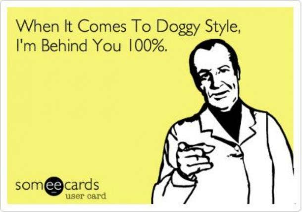 8 Funny Sex Memes About Doing It Doggy Style Yourtango