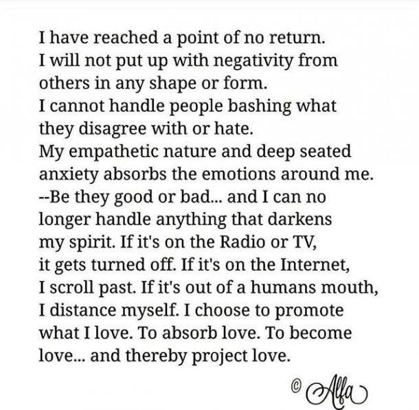 Don't let negativity bring you down Instagram Poet, Alfa Poems