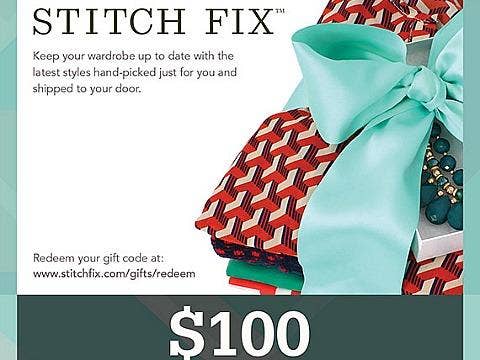 <strong> The Fashionista Mom (Or Not).</strong><br /> Whether she always looks sharp or just wants to, she'll love a <b>Stitch Fix Gift Card.</b> The "personal stylist” website works like this: She fills out a style profile with everything to her size, budget, and tastes, and then she'll receive a box of items to try on at home, sending back whatever doesn't work. You can make this gift even better by making a date to come over and help her choose the clothes to keep, like the shopping sprees you used to take together (<a href="https://www.stitchfix.com/gifts">stitchfix.com</a>, from $20).</p>
<p> stitchfix.com