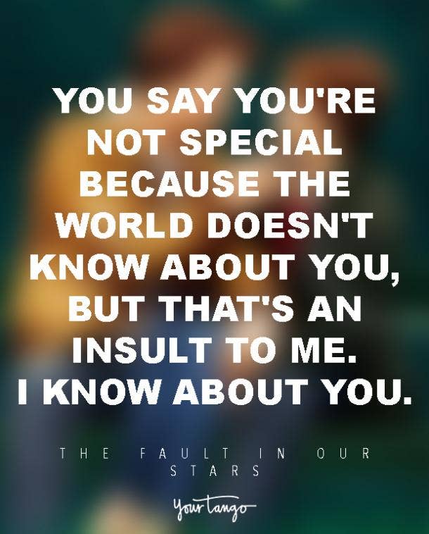 60 Fault In Our Stars Quotes That Remind Us What's Important YourTango Adorable The Fault In Our Stars Quotes 60 Fault In Our Stars Quotes That Remind Us What's Important YourTango Adorable The Fault In Our Stars Quotes