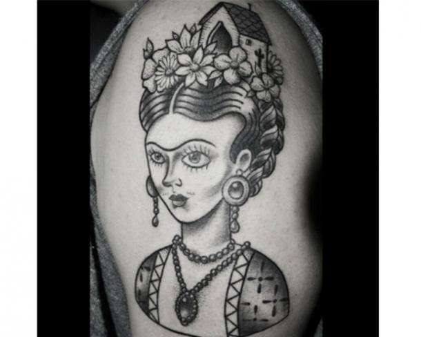 Cartoonized Frida Kahlo. frida kahlo 12