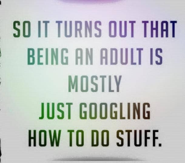 <strong>When you find out the secret to being an adult.</strong> funny adulting quote