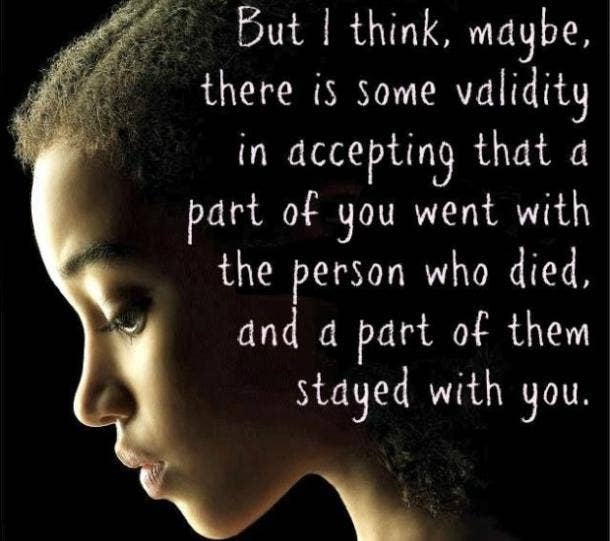 <b>They will always be in your heart</b> Grief quote