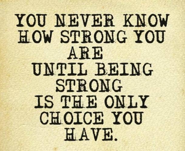<b>Try to remain strong through your despair.</b> Grief quote
