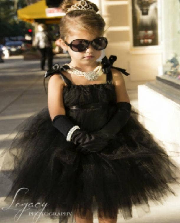 Audrey Hepburn Halloween costume. nostalgic halloween costume throwback