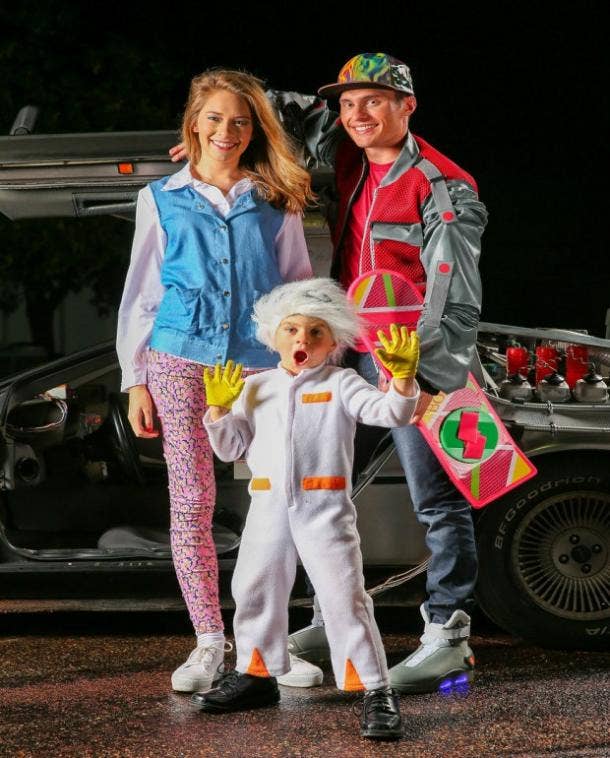 "Back to the Future" costume ensemble. nostalgic halloween costume throwback
