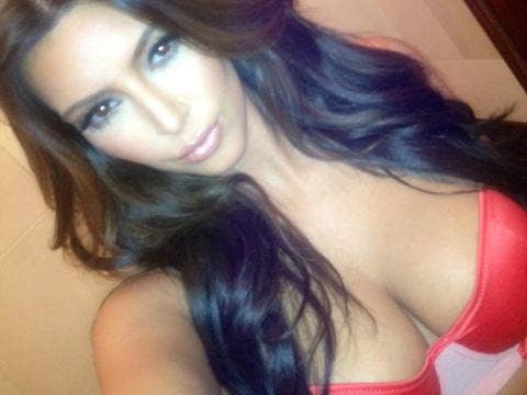 Before Baby North, Kim Kardashian showed exactly what kind of bra keeps her other girls from going south <a href="http://instagram.com/kimkardashian/">instagram.com</a>