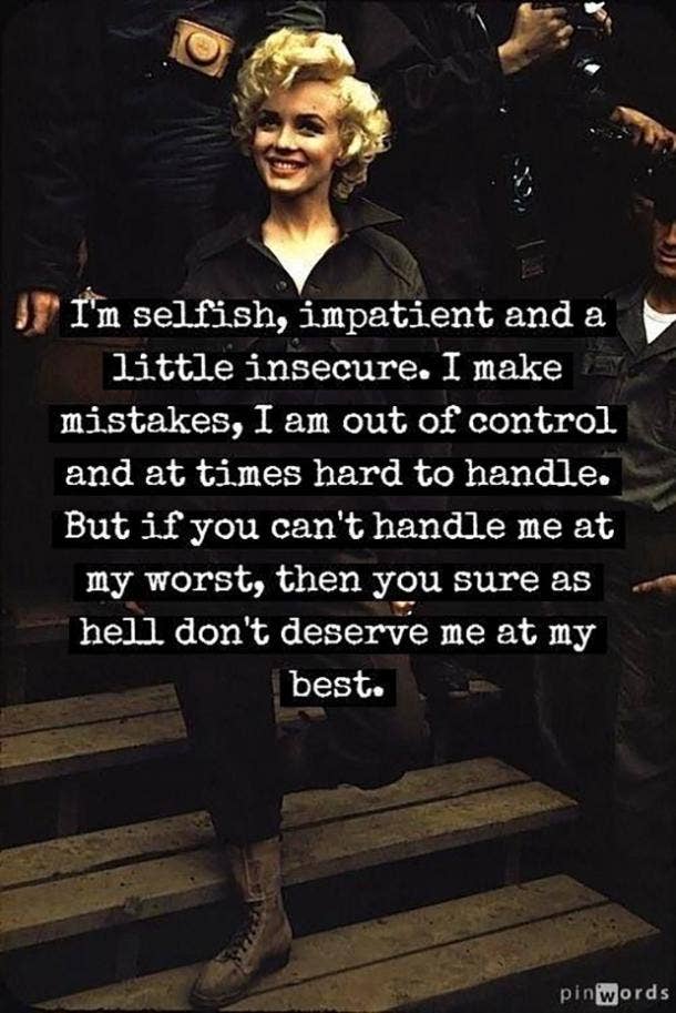 We all make mistakes, but we deserve love even so. Best Most Famous Marilyn Monroe quotes